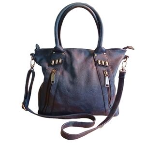 DIOPHY VEGAN LEATHER CROSSBODY/SATCHEL BAG/TOTE